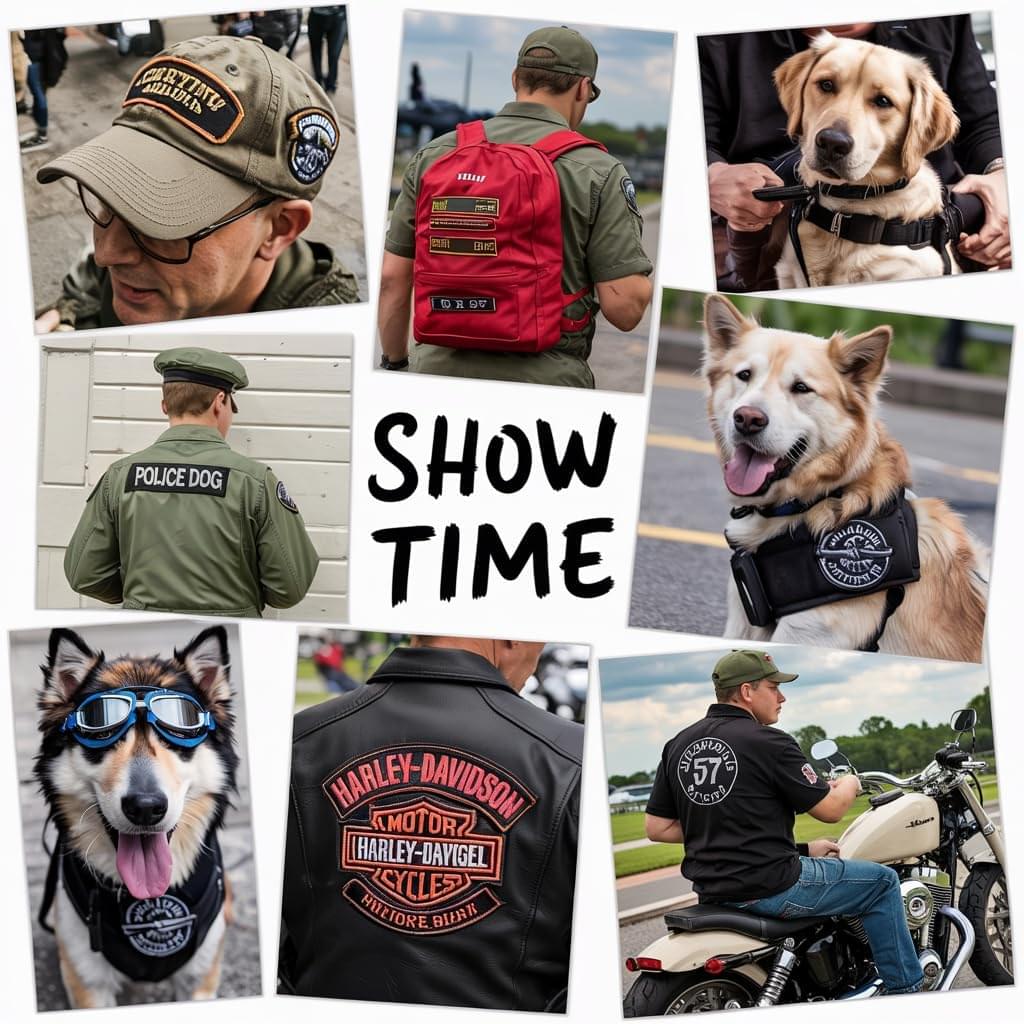 custom personalized logo embroidered patches