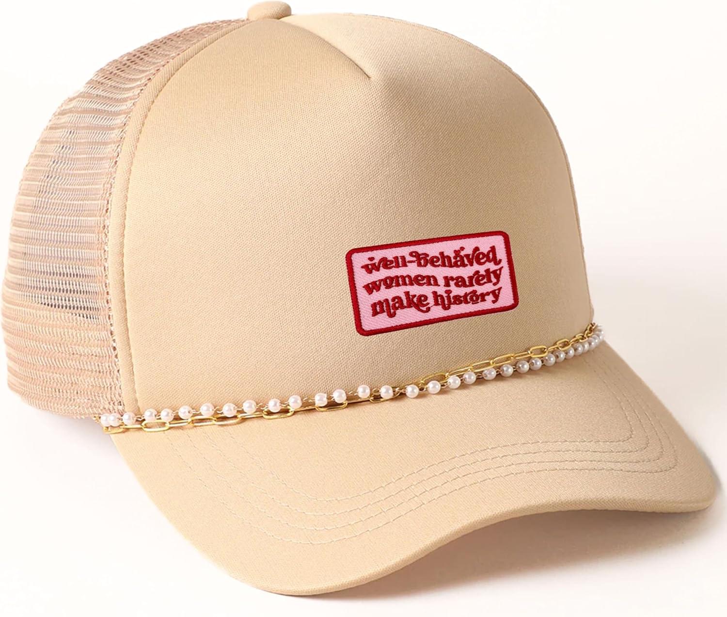 well behaved women rarely make history patch 3 inches iron on/sew on embroidered (copy)