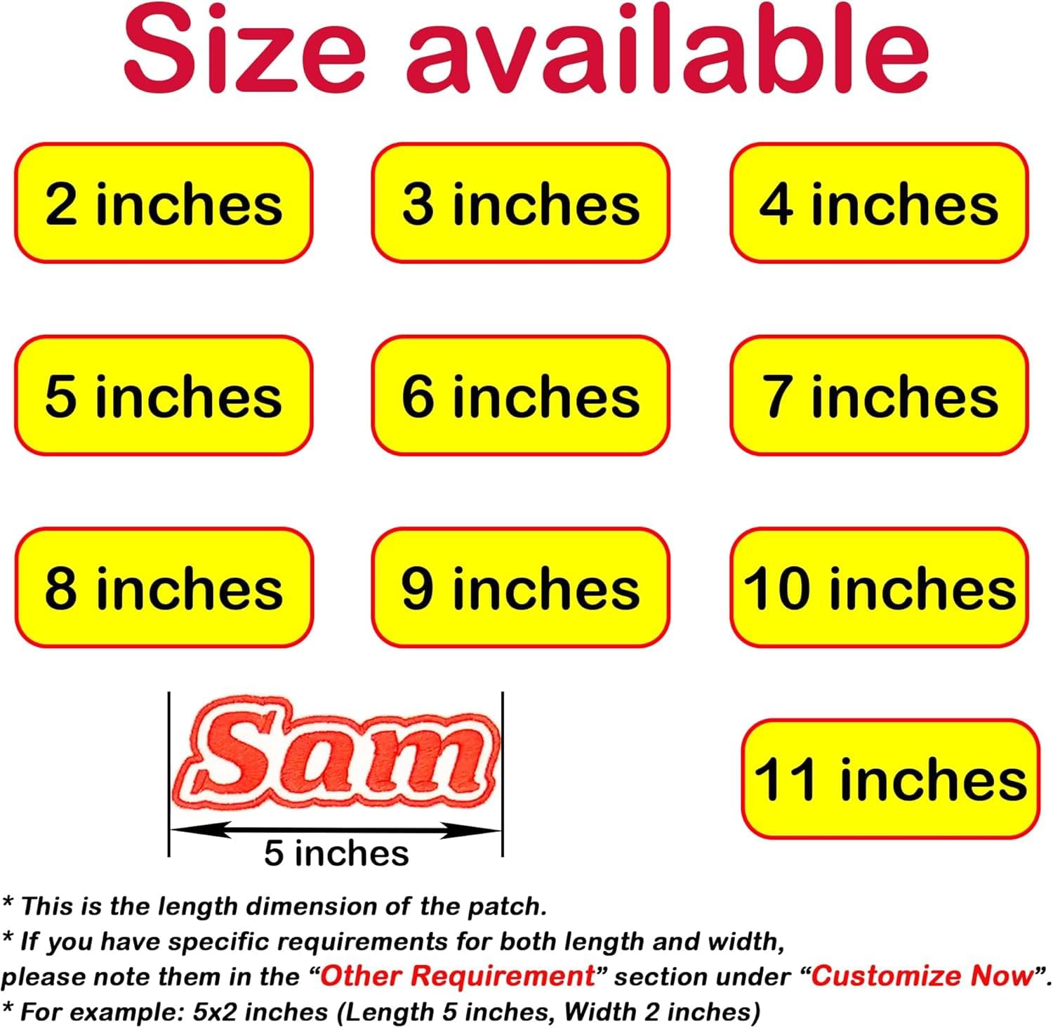 custom name patches embroidered, custom text patch, personalized patch