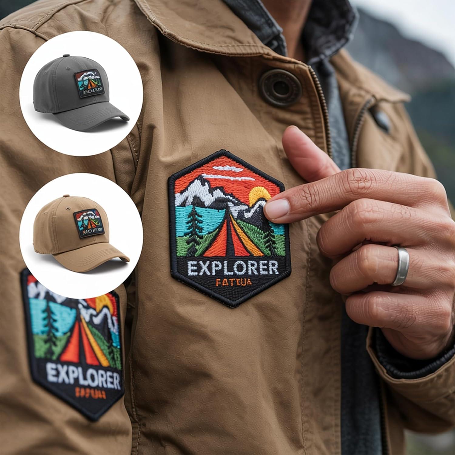 custom personalized logo embroidered patches