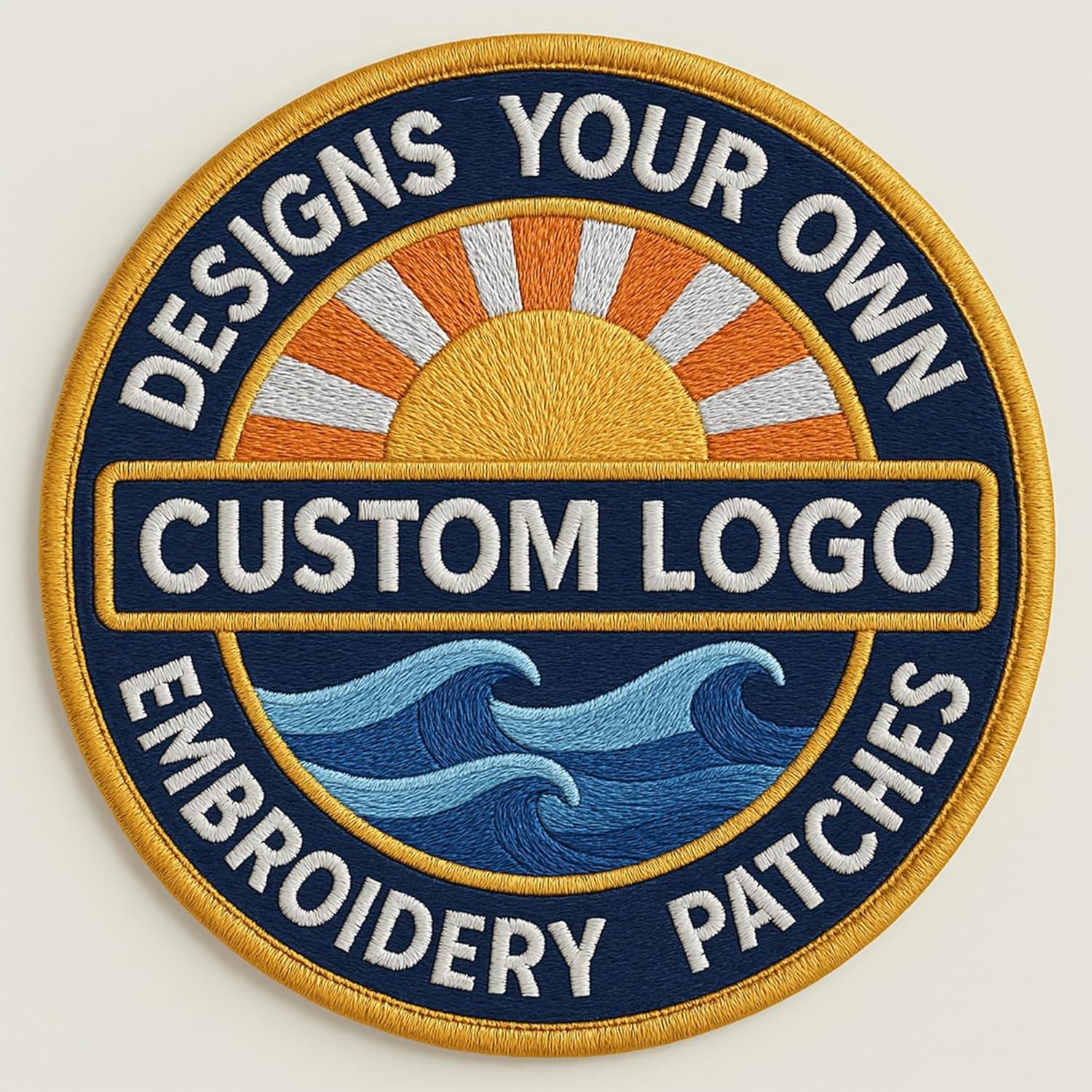 custom personalized logo embroidered patches