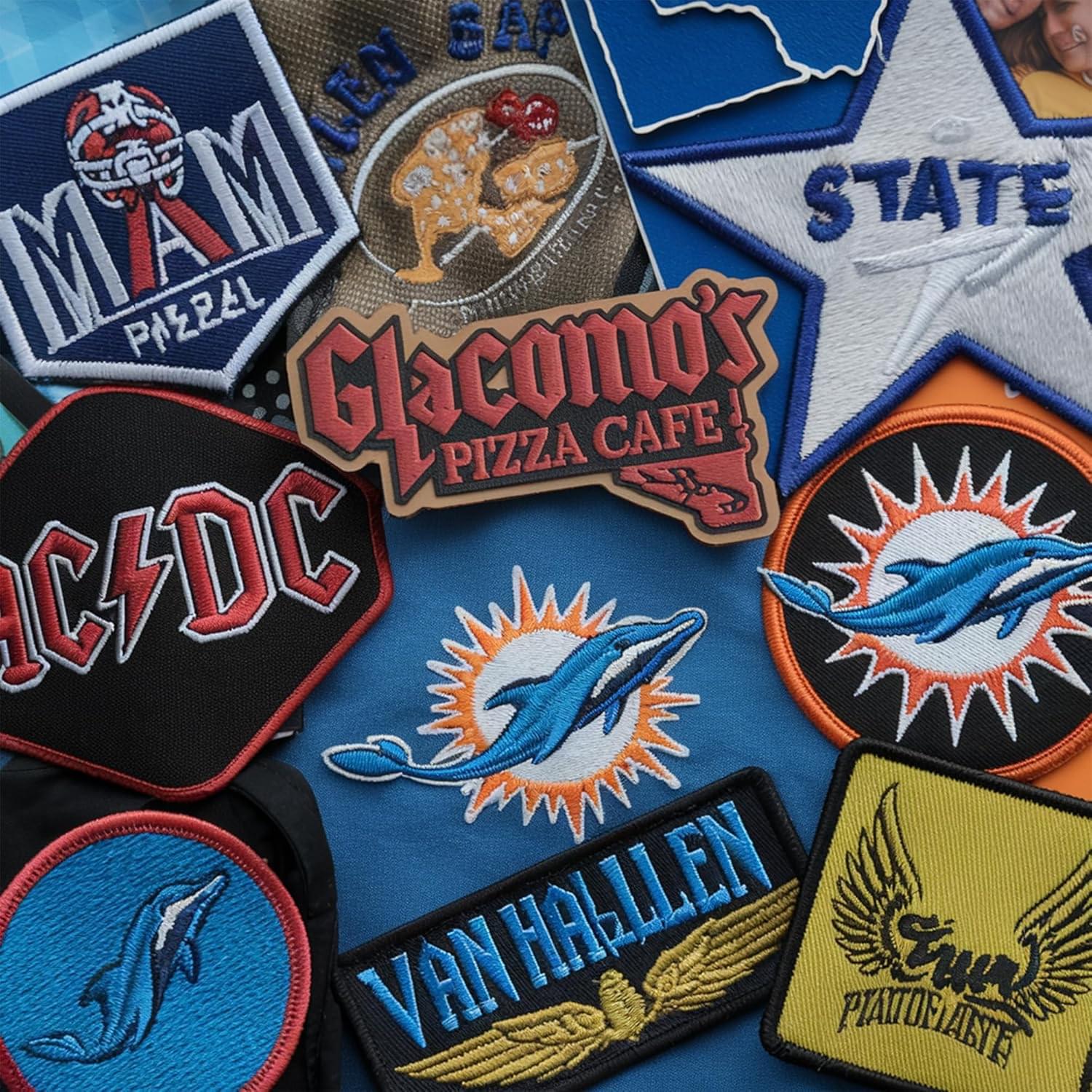 custom personalized logo embroidered patches